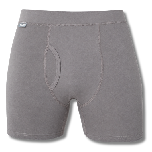 Organic Cotton Gray Boxer Briefs
