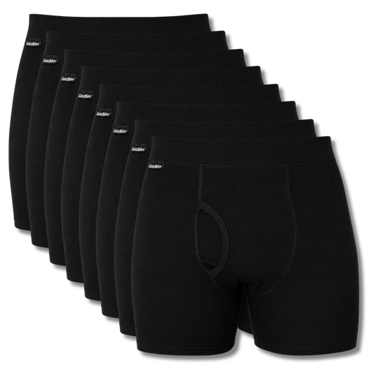 Organic Cotton Boxer Briefs - Eight Pack