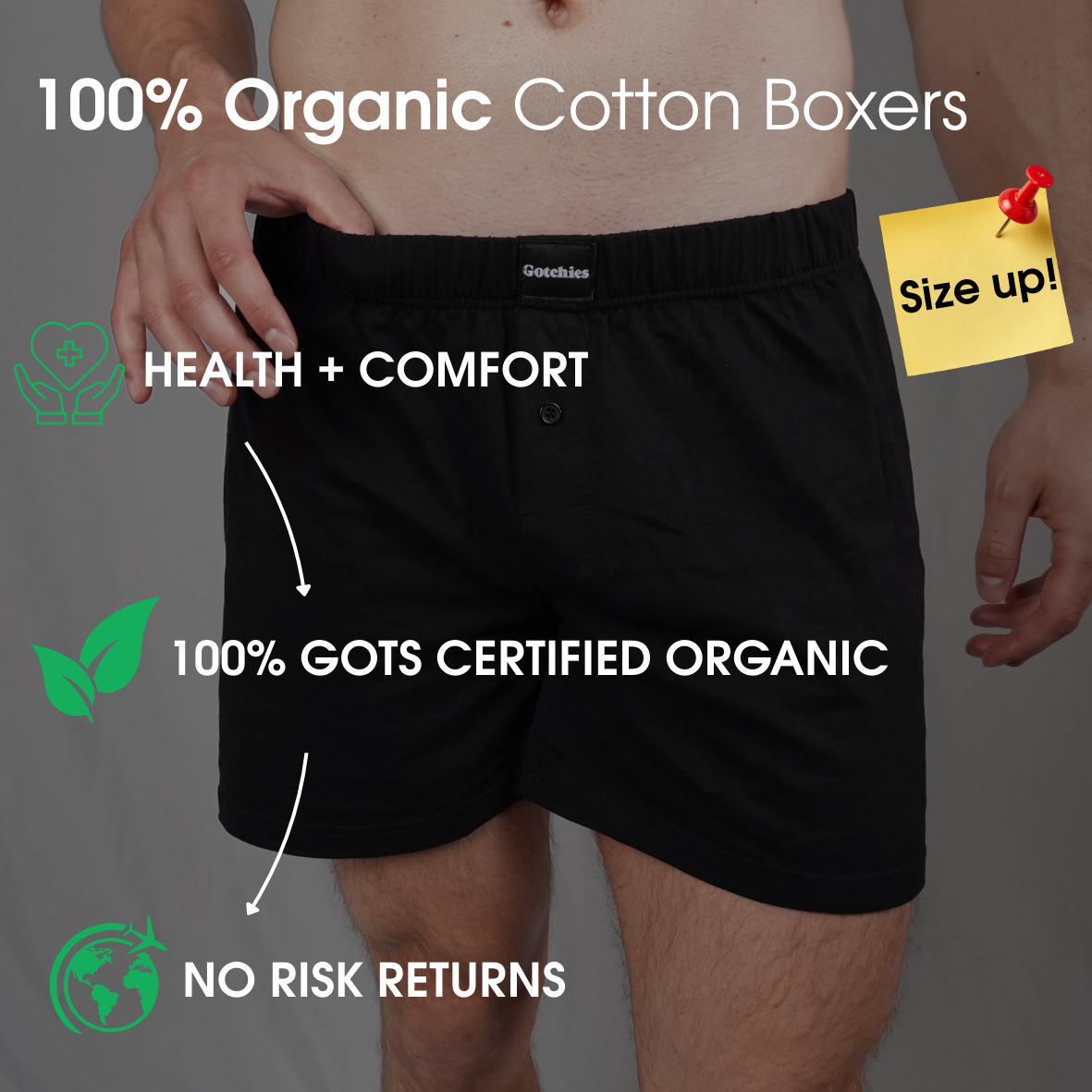 Organic Cotton Boxer - Eight Pack