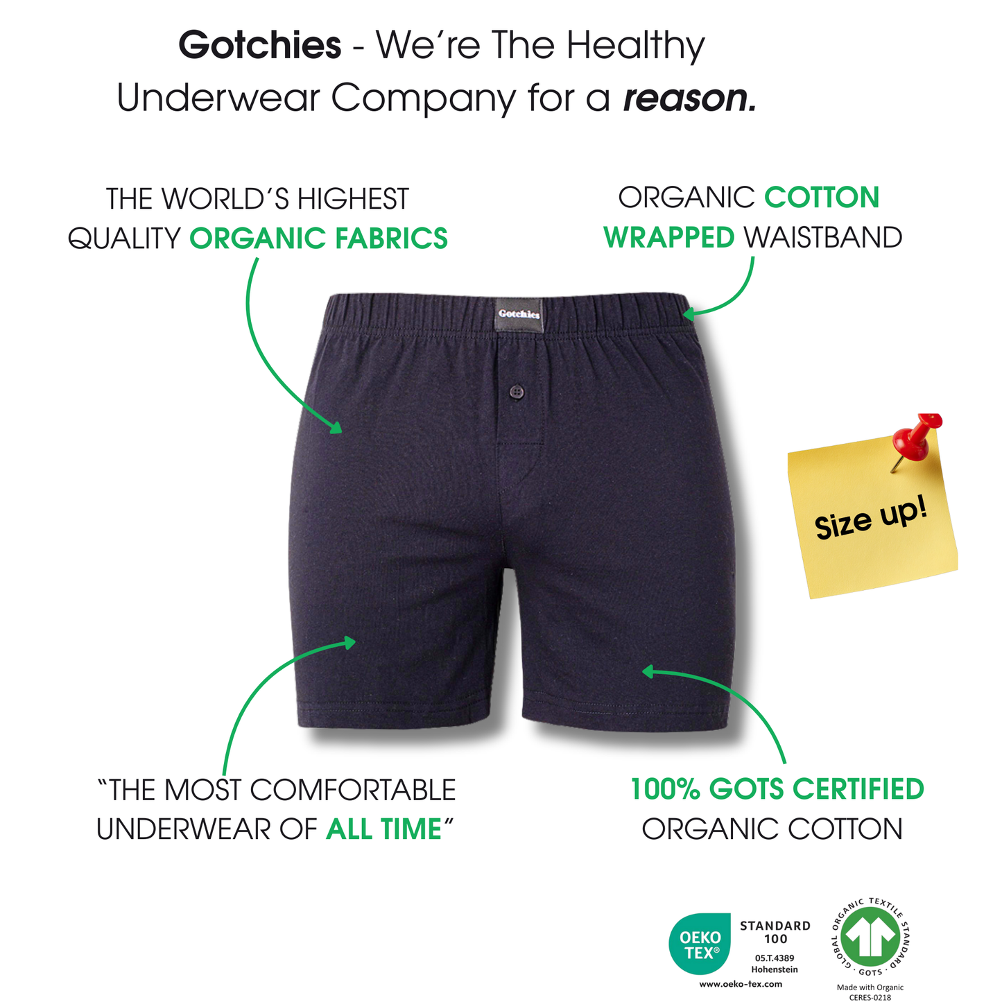 Organic Cotton Boxer - Eight Pack