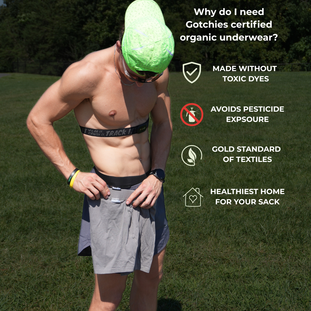 Organic Cotton Boxer Briefs - Single