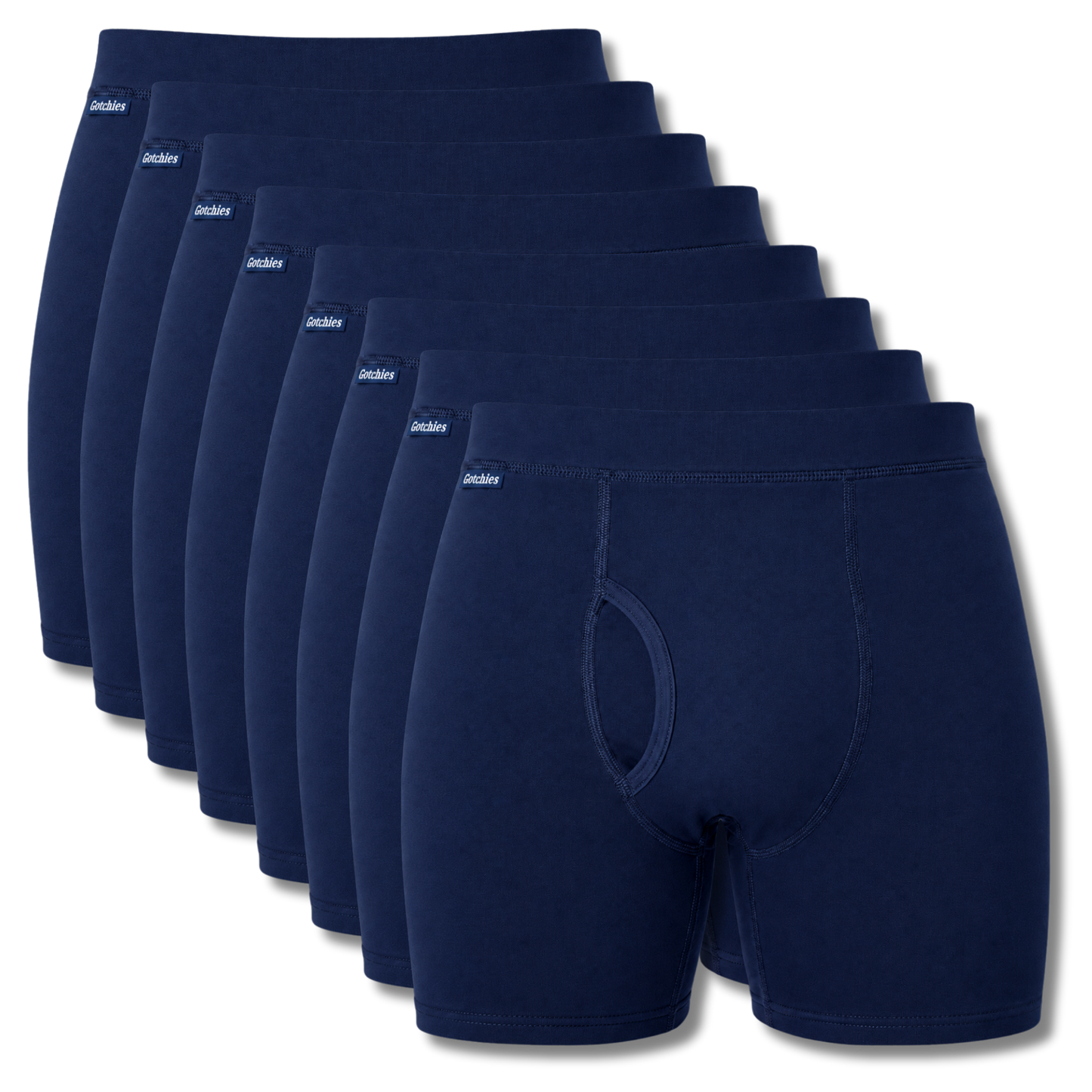 Organic Cotton Boxer Briefs - Eight Pack