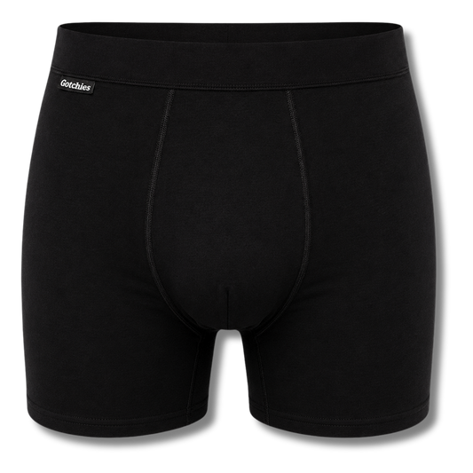 Organic Cotton No-Fly Boxer Briefs - Single Pair